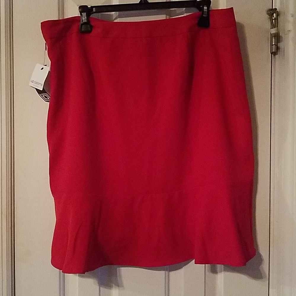Liz Claiborne collection red skirt
